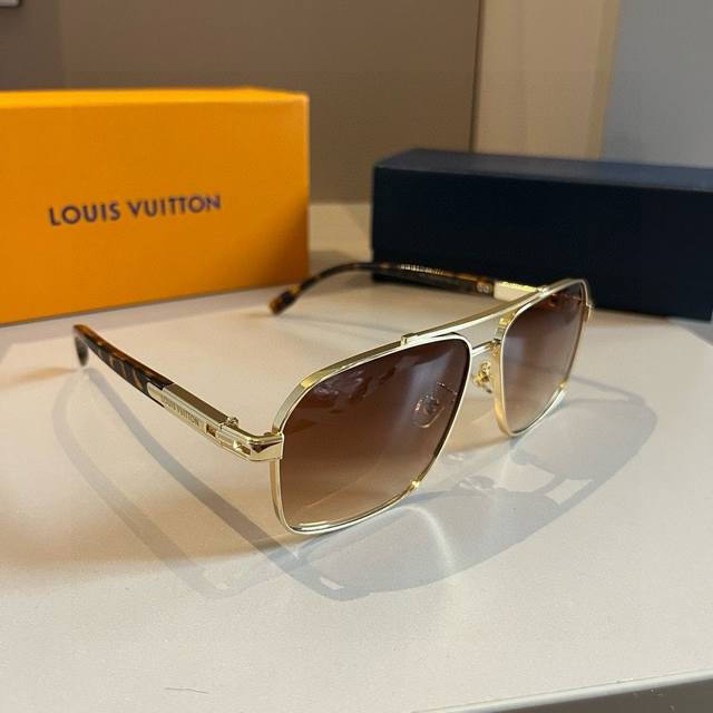Lv Louis Vuitton sunglasses, face-modifying visor, high-end and lightweight, gen