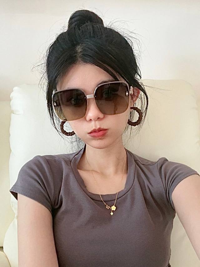 Chanel - Nylon Polarized Sunglasses 2025 New Spring Trend Fashion Round Frame Po