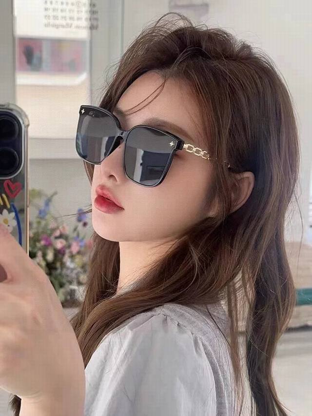 Lv2025 early spring new style, many celebrities' same Lv new large frame sunglas
