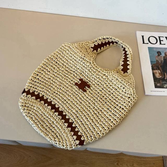 Celine straw bag