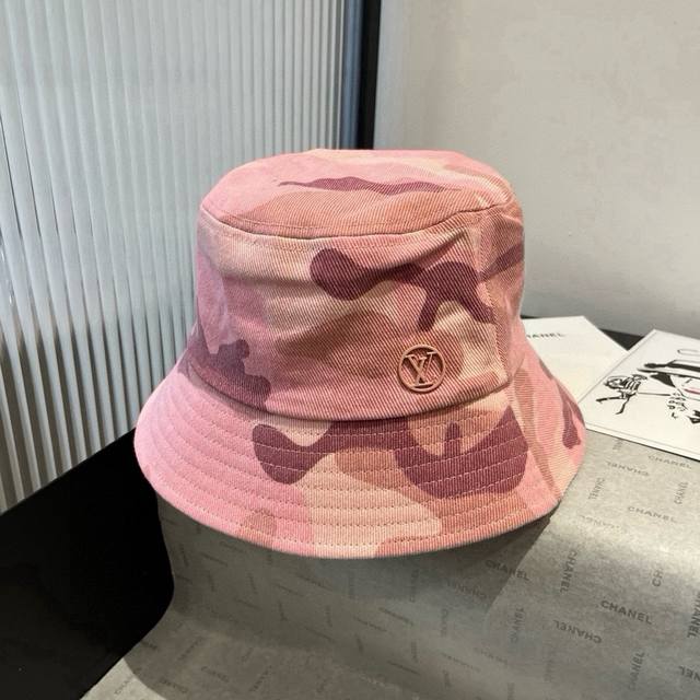 Lv Louis Vuitton camouflage bucket hat, super popular, head circumference 57Cm
