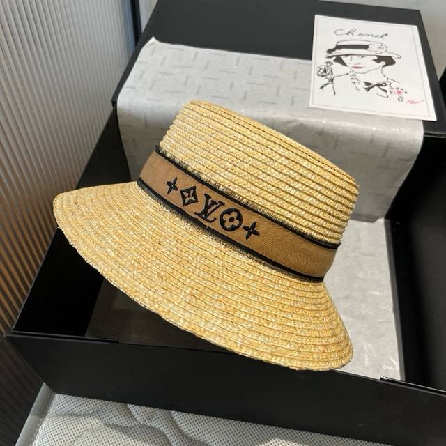Lv Louis Vuitton new straw hat, head circumference 57Cm