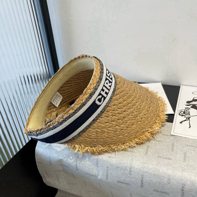 Dior and straw headband sun hat