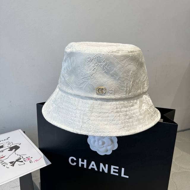 Dior new sunshade bucket hat, high-end sunshade hat, lady style, head circumfere