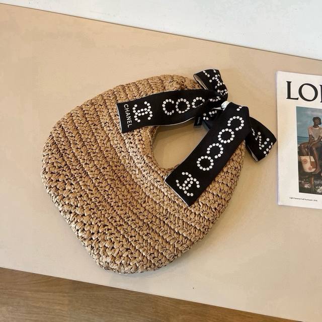 Chanel straw bag
