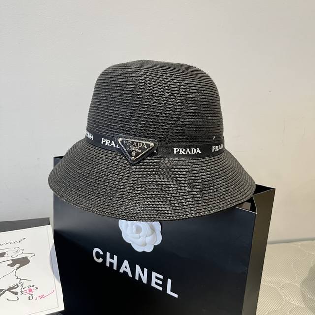Prada new hat, sun hat, head circumference 57Cm