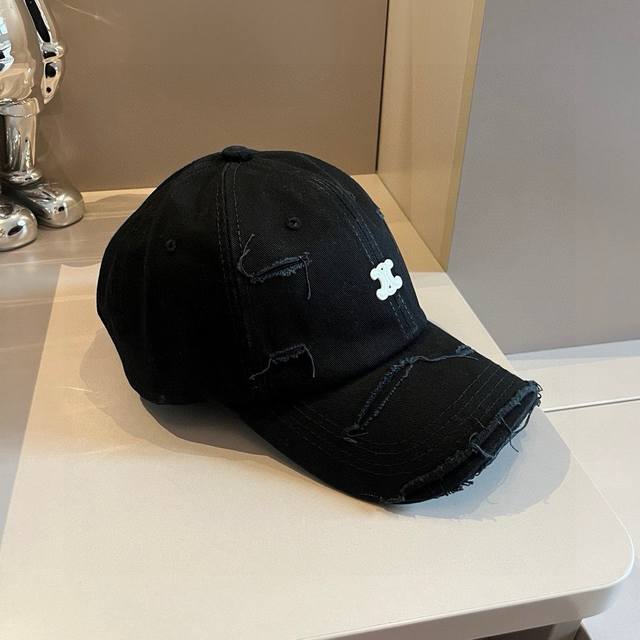 Celine Arc de Triomphe cap, men's and women's baseball cap, head circumference 5