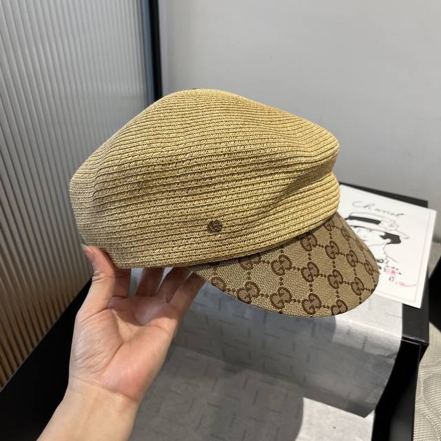 Gucci duckbill military cap, knight cap, head circumference 58Cm