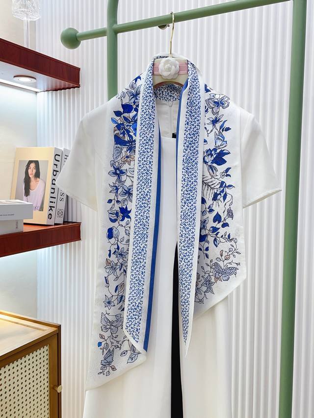 Double-layer silk dark pattern jacquard new product CD Butterfly flower large ri