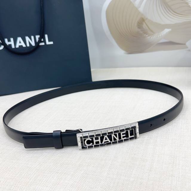 2.0cm Chanel belt, double-sided top layer cowhide, length: 75.80.85.90.95.100. E
