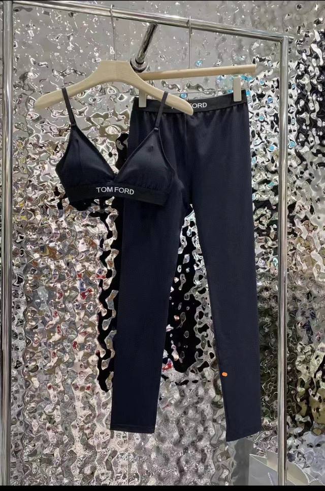 Tom Ford new gradient high elastic fitness yoga suit sports suit ~ sexy small sl