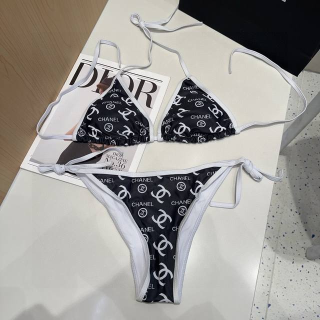Chanel swimsuit, slim and good looking! Very stylish Sml