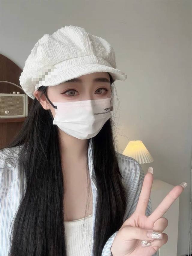 Celine 2025 new orange brother Korean style temperament octagonal beret female s