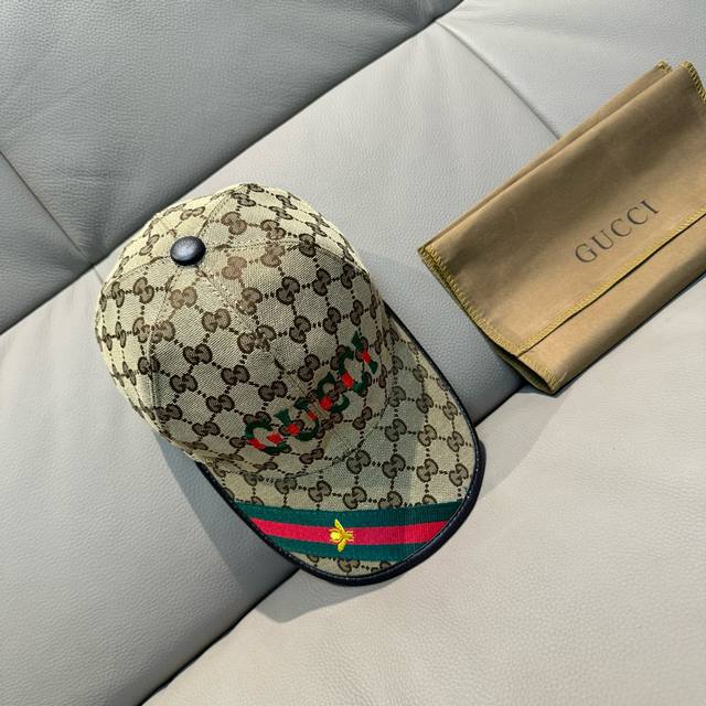 with box bag, Gucci new original baseball cap, 1:1 mold customization, heavy emb