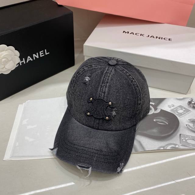 running volume Celine ~ New washed baseball cap Sweet and cool baseball cap ~ a