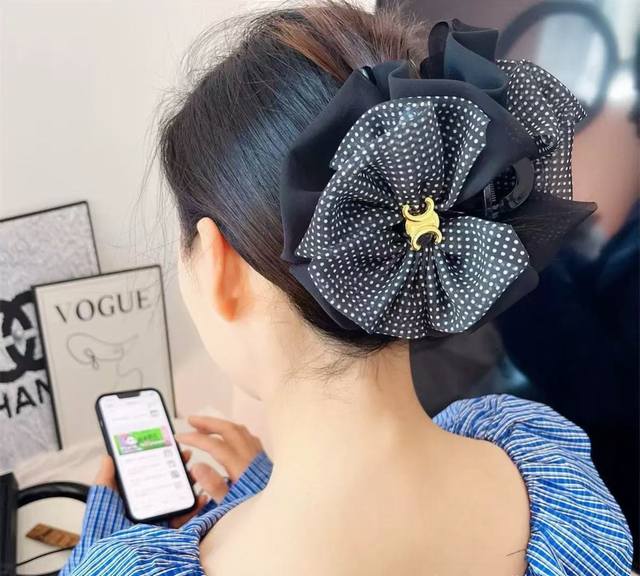 with packaging Celine's new Arc de Triomphe fashion clip hairpin is a must-have