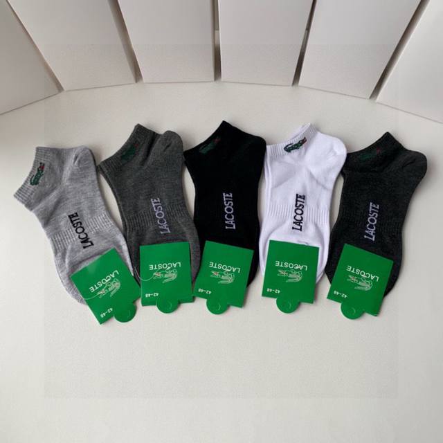 Special packaging Crocodile new classic short and medium-length stacked socks! F