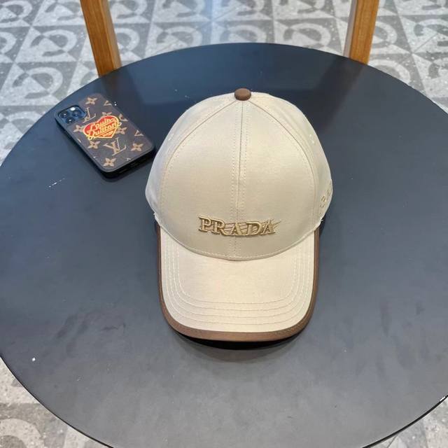 Prada new baseball cap, new duckbill cap, unisex, head circumference 57Cm