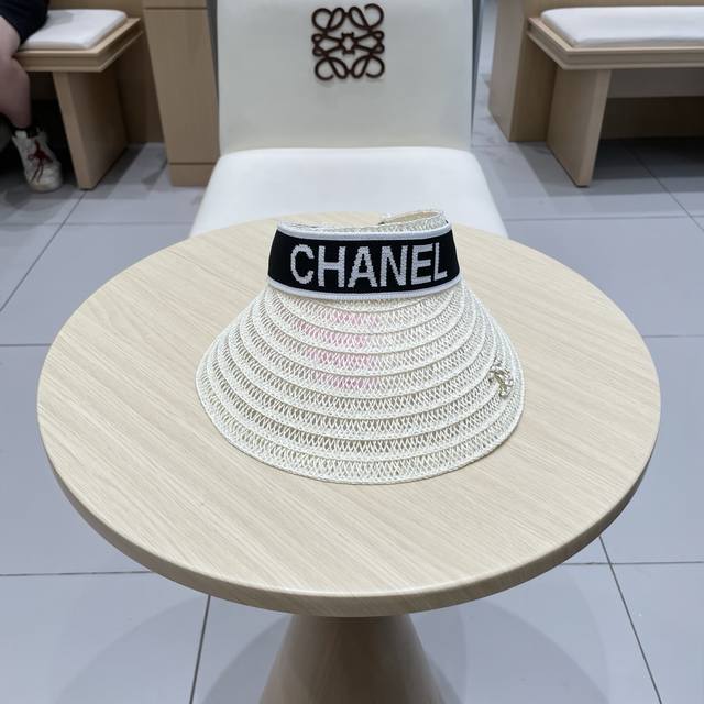 Chanel hollow headband, sun hat,