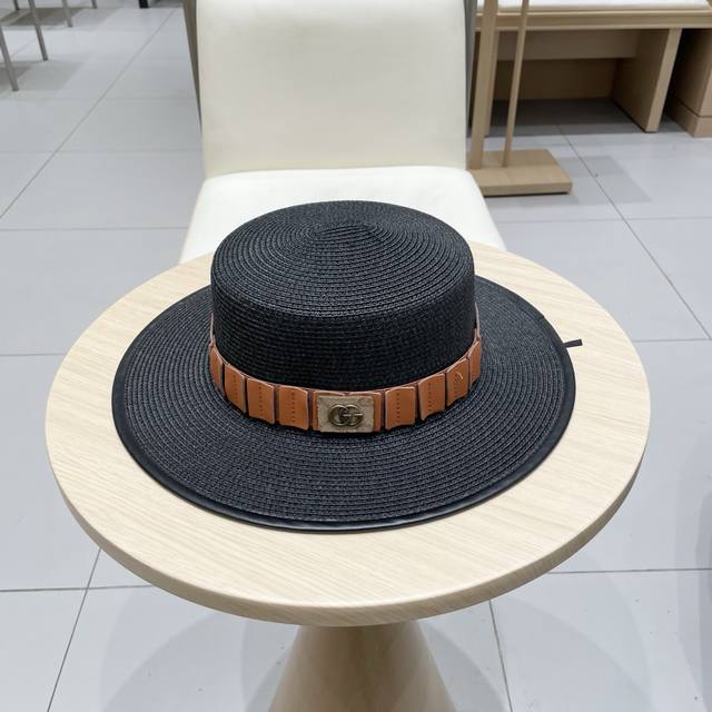 Gucci 2025 new straw hat, celebrity style sun hat, a must-have for travel