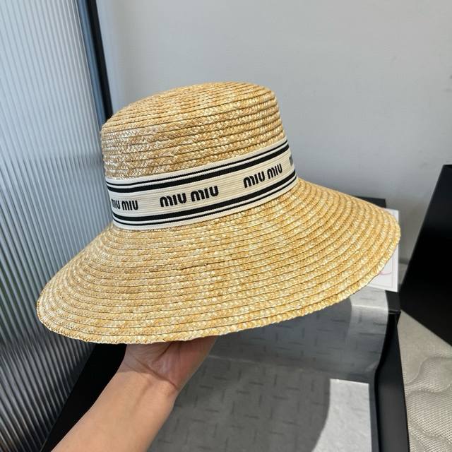 Miumiu new straw hat, head circumference 57cm