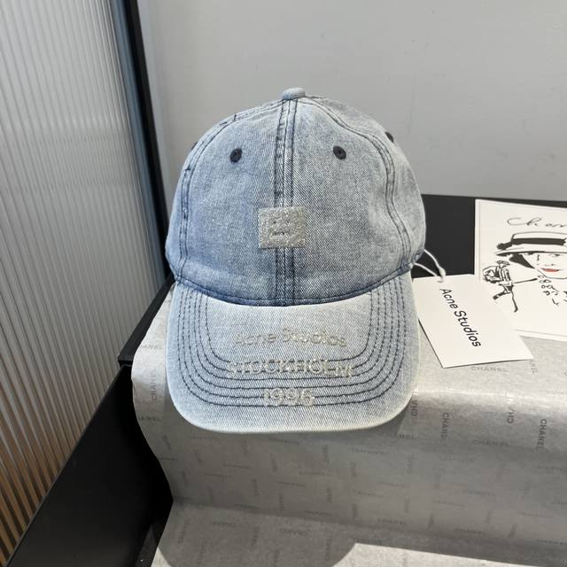 Acne Studios smiley face baseball cap for both men and women!!