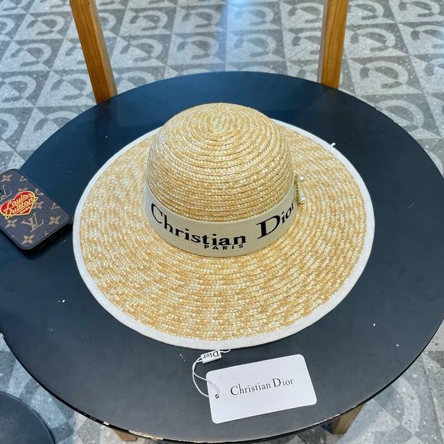 Chanel official new straw hat, high-density production, a super tasteful straw h