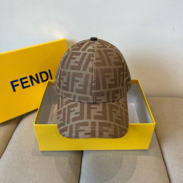 Fendi Fendi old flower series baseball cap classic Ff second-hand single product