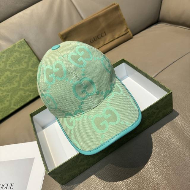comes with a packaging bag, Gucci new original baseball cap, candy-colored big d