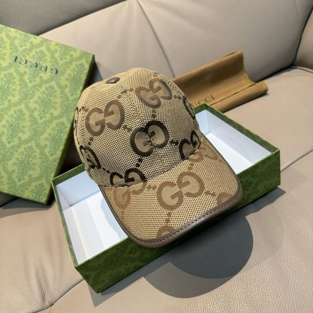 with packaging bag, Gucci new original baseball cap, big double G, 1:1 mold open