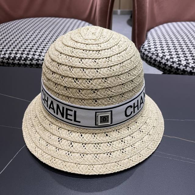 Chanel 2025 new Japanese style all-match small basin hat for summer travel sun p