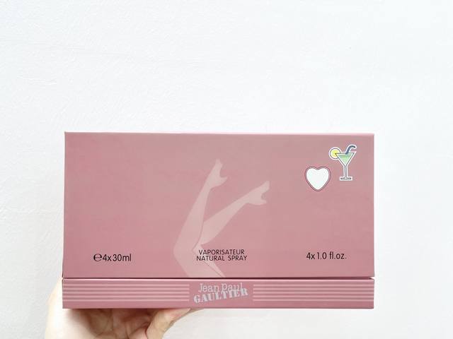 Counter quality Gaultier medium sample perfume 4-piece set 30Ml
