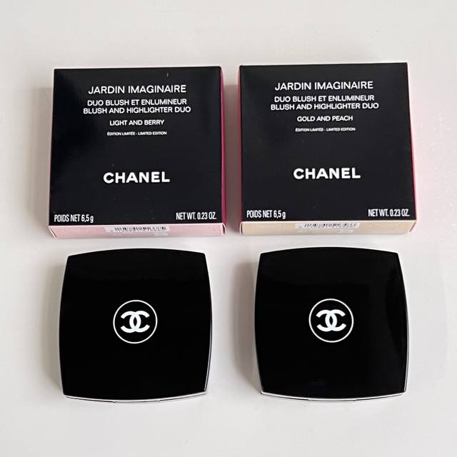 exclusive Chanel Highlight Blush Dual Color Contouring Palette 6.5G! Color numbe