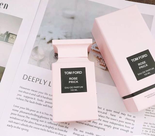 Counter quality TfTom Ford Rose Prick The first pink bottle perfume Full of girl