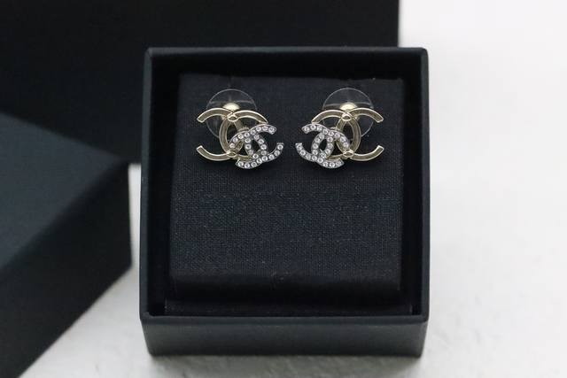 New Recommendation New Product Chanel Colorblock Overlapping Full Diamond Double