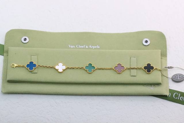 hot-selling model recommendation Vca champagne gold five-color four-leaf clover