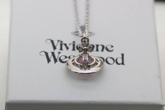 New product recommendation Westwood Pink Three-dimensional Saturn Clavicle Neckl