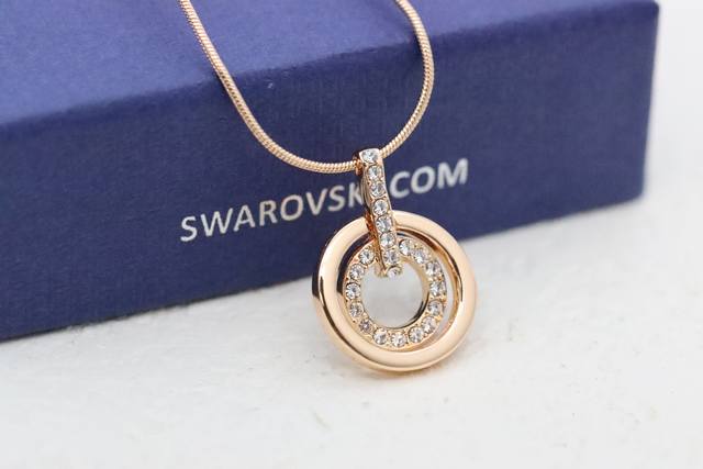520 gift recommendation Swarovski rose gold full diamond concentric circle clavi