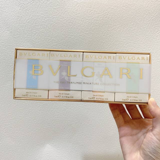 Counter quality Bulgari Tea Series Perfume Sample 4-piece set The font will be r