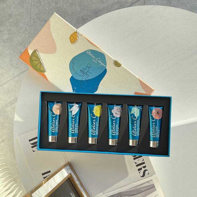 Counter quality Cologne hand cream six-pack, 30ml per small bottle Cologne The f