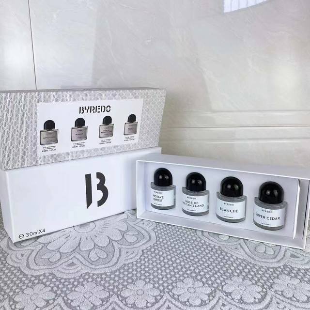 Counter quality Bairuide perfume sample set of four * 30Ml with spray head, high