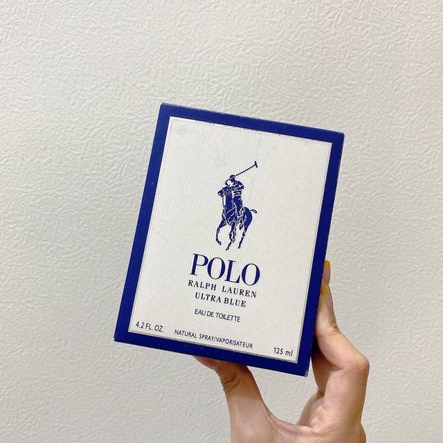 Counter quality Ralph Lauren Polo Blue Edt, fragrance: fougere; top notes: melon