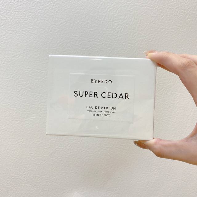 Counter quality Bairuide Super Cedar Perfume 5Ml wooden box packaging Fragrance: