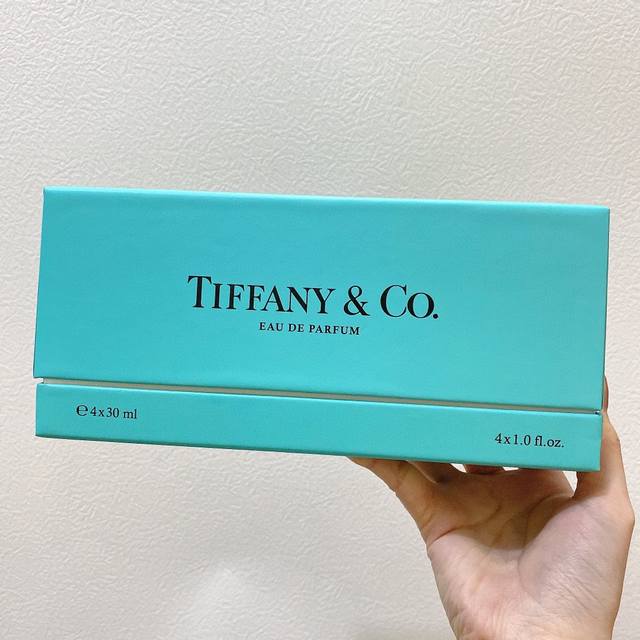 Counter quality Tiffany medium sample perfume 4-piece set includes passion perfu