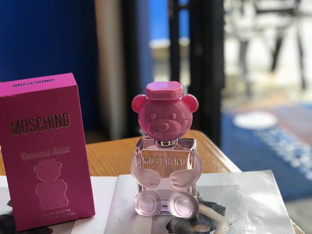 Counter quality Moncler Teddy Bear Perfume Ml Powder Bottle Toy 2 Bubble Gum was