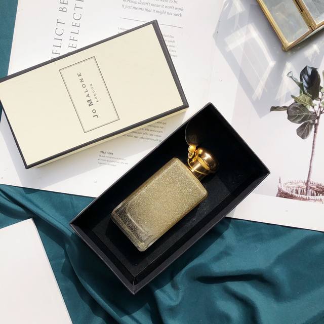 Counter quality Jomalone limited edition gold Ml British pear and freesia perfum