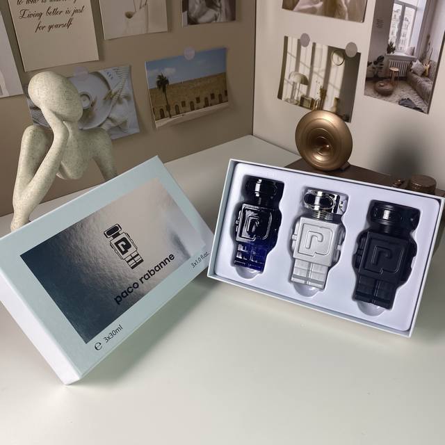 Original quality Paco Robot series perfume sample three-piece set! Contains: 30M