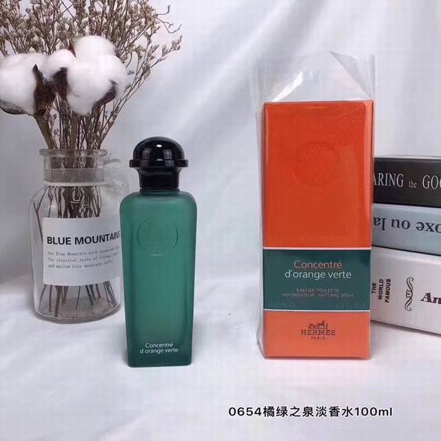 Counter quality Hermes Cologne Ml! Scent: Orange Green Fountain-Pink Grapefruit-
