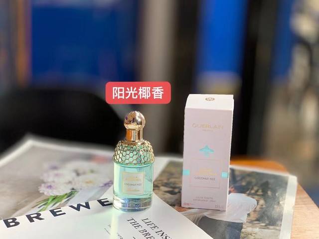 Counter quality 1 New Guerlain Sunshine Coconut Eau de Toilette 75Ml, top notes: