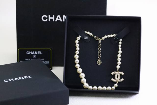 New product recommendation Chanel Star Pearl Double C Necklace Full of girlishne